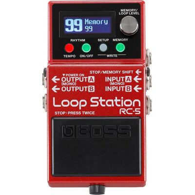 Boss (Electronics) RC-5 (Drums), Effektpedal, Rot Boss (Electronics) RC-5 (Drums), Effektpedal, Rot