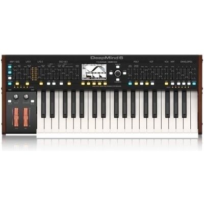 Behringer Deepmind 6, Synthesizer, Schwarz, Weiss Behringer Deepmind 6, Synthesizer, Schwarz, Weiss