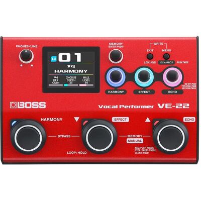 Boss (Electronics) VE-22, Effektpedal, Rot Boss (Electronics) VE-22, Effektpedal, Rot