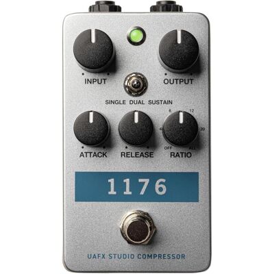 Universal UA - UAFX 1176 Studio Compressor (Gitarre), Effektpedal, Blau, Silber Universal UA - UAFX 1176 Studio Compressor (Gitarre), Effektpedal, Blau, Silber