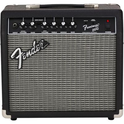 Fender Frontman 20G 1x8 inch gitaarversterker combo (Gitarre, 20 W), Instrumentenverstärker, Schwarz Fender Frontman 20G 1x8 inch gitaarversterker combo (Gitarre, 20 W), Instrumentenverstärker, Schwarz