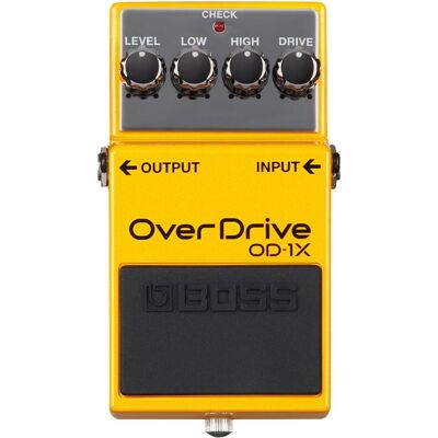 Boss (Electronics) OD-1X Kompaktpedal (Gitarre), Effektpedal, Gelb Boss (Electronics) OD-1X Kompaktpedal (Gitarre), Effektpedal, Gelb