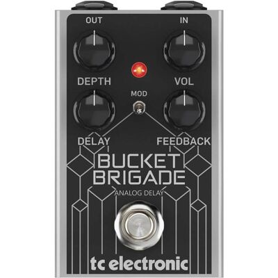 TC Electronic Bucket Brigade Analog Delay - Gitarreneffekt (Bass, Gitarre), Effektpedal, Schwarz TC Electronic Bucket Brigade Analog Delay - Gitarreneffekt (Bass, Gitarre), Effektpedal, Schwarz