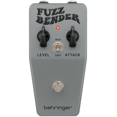 Behringer Fuzz Bender (Gitarre), Effektpedal, Grau Behringer Fuzz Bender (Gitarre), Effektpedal, Grau