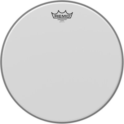 Remo Ambassador (Snare, Tom, Trommel), Drumhead, Weiss, Transparent Remo Ambassador (Snare, Tom, Trommel), Drumhead, Weiss, Transparent