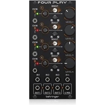 Behringer Four Play -VCA-moduuli, Synthesizer Behringer Four Play -VCA-moduuli, Synthesizer