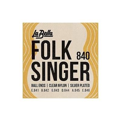 La Bella Folksinger 840 (Gitarre), Saiten La Bella Folksinger 840 (Gitarre), Saiten