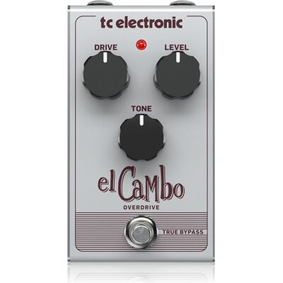 TC Electronic El Cambo Overdrive - Gitarreneffekt (Gitarre), Effektpedal, Silber TC Electronic El Cambo Overdrive - Gitarreneffekt (Gitarre), Effektpedal, Silber