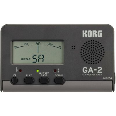 Korg GA-2 Guitar/ Bass Tuner, Stimmgerät, Schwarz Korg GA-2 Guitar/ Bass Tuner, Stimmgerät, Schwarz