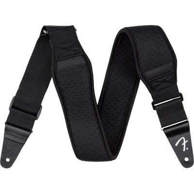 Fender Swell Neoprene Strap, 5cm, Gitarre Zubehör, Schwarz Fender Swell Neoprene Strap, 5cm, Gitarre Zubehör, Schwarz