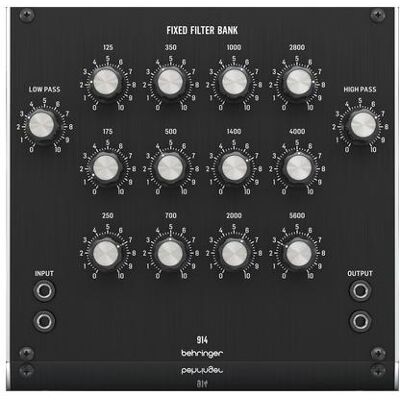 Behringer System 55 914 Fixed Filter Bank, Audio Interface, Schwarz Behringer System 55 914 Fixed Filter Bank, Audio Interface, Schwarz