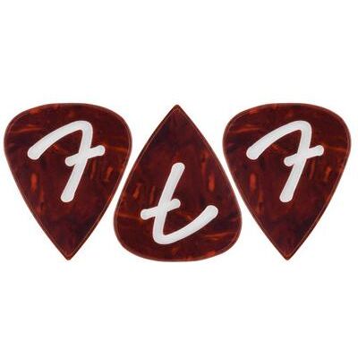 Fender F-Grip 351 Picks, shell (3), Plektrum Fender F-Grip 351 Picks, shell (3), Plektrum