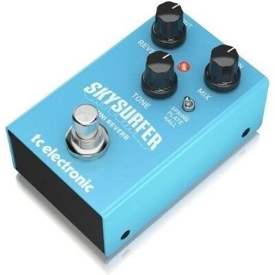 TC Electronic Skysurfer Mini Reverb - Gitarreneffekt (Gitarre), Effektpedal, Blau TC Electronic Skysurfer Mini Reverb - Gitarreneffekt (Gitarre), Effektpedal, Blau