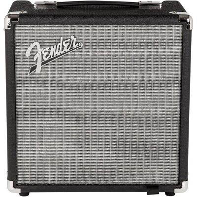 Fender Rumble 15 V3 1x8 inch basgitaarversterker combo (Bass, 15 W), Instrumentenverstärker, Schwarz Fender Rumble 15 V3 1x8 inch basgitaarversterker combo (Bass, 15 W), Instrumentenverstärker, Schwarz