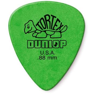 Dunlop Blisterpackung mit 12 Plektren (12x, 0.88 mm), Plektrum, Grün Dunlop Blisterpackung mit 12 Plektren (12x, 0.88 mm), Plektrum, Grün