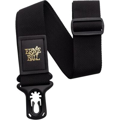 Ernie Ball PolyLock Gitarrengurt, Gitarre Zubehör, Schwarz Ernie Ball PolyLock Gitarrengurt, Gitarre Zubehör, Schwarz