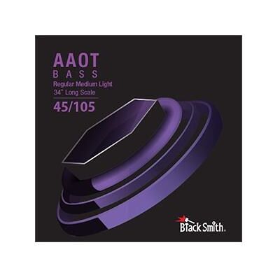 No Name BlackSmith EAAEB-45105-4 - struny do gitary basowej 45-105 4-strunowej skala 34” (4x, E-Gitarre), Saiten No Name BlackSmith EAAEB-45105-4 - struny do gitary basowej 45-105 4-strunowej skala 34” (4x, E-Gitarre), Saiten
