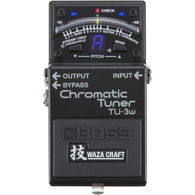 Boss (Electronics) TU-3W Chromatic Tuner (Bass, Gitarre), Effektpedal, Schwarz Boss (Electronics) TU-3W Chromatic Tuner (Bass, Gitarre), Effektpedal, Schwarz