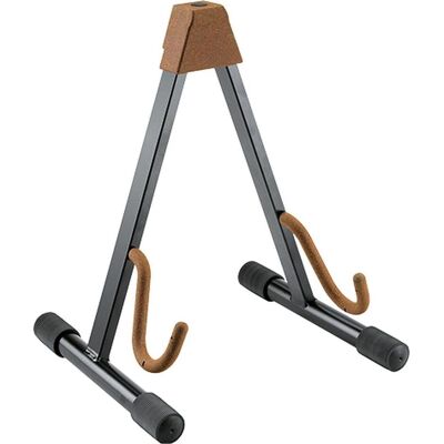 K&M E-Gitarrenständer (Bass, E-Gitarre, Gitarre), Instrumentenständer + Halter, Schwarz K&M E-Gitarrenständer (Bass, E-Gitarre, Gitarre), Instrumentenständer + Halter, Schwarz