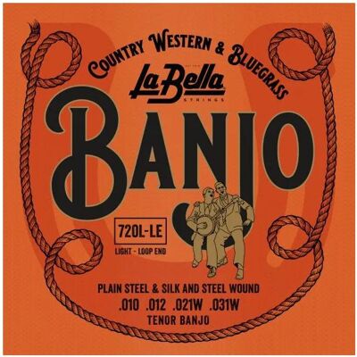 La Bella 720 L Tenor Banjo Loop 010/031 (Banjo, 0.01"), Saiten La Bella 720 L Tenor Banjo Loop 010/031 (Banjo, 0.01"), Saiten