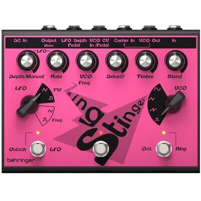 Behringer RING STINGER Efekt gitarowy typu ring modulator (Gitarre), Effektpedal, Schwarz Behringer RING STINGER Efekt gitarowy typu ring modulator (Gitarre), Effektpedal, Schwarz