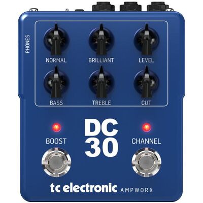 TC Electronic DC30 PREAMP Przedwzmacniacz gitarowy (Gitarre), Effektpedal, Grau TC Electronic DC30 PREAMP Przedwzmacniacz gitarowy (Gitarre), Effektpedal, Grau