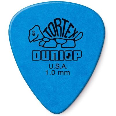 Dunlop Blisterpackung mit 12 Plektren (12x, 1 mm), Plektrum, Blau Dunlop Blisterpackung mit 12 Plektren (12x, 1 mm), Plektrum, Blau