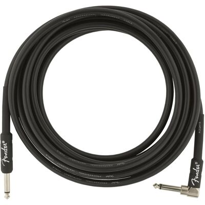 Fender Kabel Professional 4,5m bk angled (4.50 m), Audiokabel Fender Kabel Professional 4,5m bk angled (4.50 m), Audiokabel