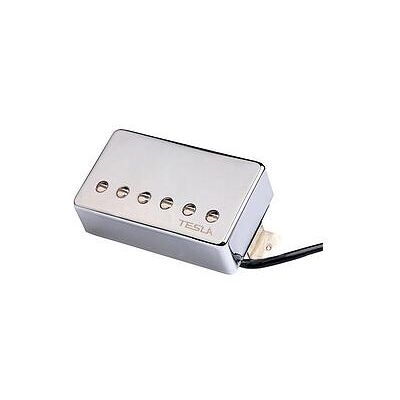 Tesla Pickup Opus-1 chrom/bridge (Instrumenten Tonabnehmer), Zubehör Instrumente, Silber Tesla Pickup Opus-1 chrom/bridge (Instrumenten Tonabnehmer), Zubehör Instrumente, Silber