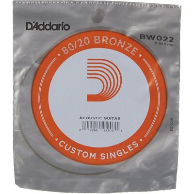D'Addario Bw022 (1x, Gitarre, 0.02"), Saiten D'Addario Bw022 (1x, Gitarre, 0.02"), Saiten