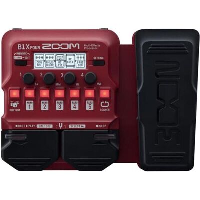Zoom B1X Four (Bass), Effektpedal, Schwarz Zoom B1X Four (Bass), Effektpedal, Schwarz