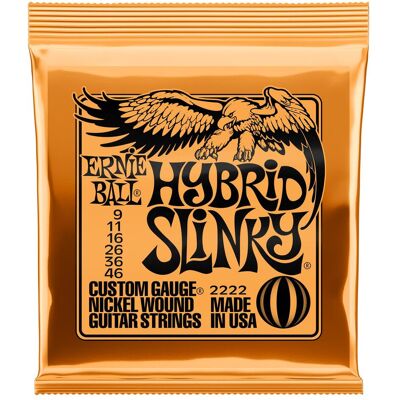 Ernie Ball Hybrid Slinky (6x, E-Gitarre, 0.05"), Saiten Ernie Ball Hybrid Slinky (6x, E-Gitarre, 0.05"), Saiten