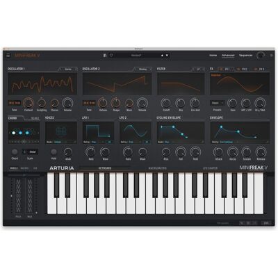 Arturia V Collection 11 Intro, Synthesizer, Schwarz Arturia V Collection 11 Intro, Synthesizer, Schwarz
