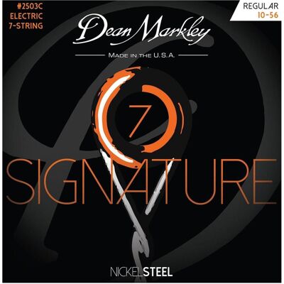 Dean Markley El. Reg 2503C7 010/056 (7x, E-Gitarre, 0.06"), Saiten Dean Markley El. Reg 2503C7 010/056 (7x, E-Gitarre, 0.06"), Saiten