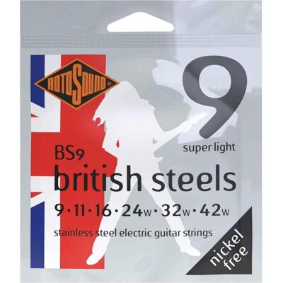 Rotosound BS9 (E-Gitarre), Saiten Rotosound BS9 (E-Gitarre), Saiten