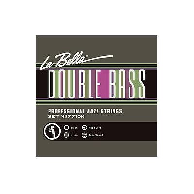 La Bella Double Bass 7710N Black Nylon (Gitarre), Saiten La Bella Double Bass 7710N Black Nylon (Gitarre), Saiten
