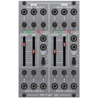 Behringer System 100 121 Dual VCF, Synthesizer, Grau Behringer System 100 121 Dual VCF, Synthesizer, Grau