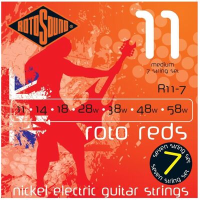 Rotosound R11-7 (7x, E-Gitarre, 0.06"), Saiten Rotosound R11-7 (7x, E-Gitarre, 0.06"), Saiten