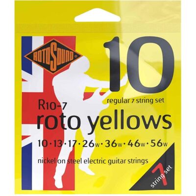 Rotosound R10-7 (7x, E-Gitarre), Saiten Rotosound R10-7 (7x, E-Gitarre), Saiten