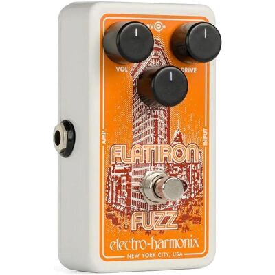 Electro-Harmonix Flatiron Fuzz (E-Gitarre), Effektpedal, Grau Electro-Harmonix Flatiron Fuzz (E-Gitarre), Effektpedal, Grau