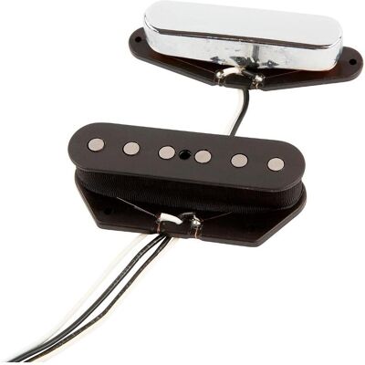 Fender PU Set Tex Mex Tele Set (Instrumenten Tonabnehmer), Zubehör Instrumente, Schwarz Fender PU Set Tex Mex Tele Set (Instrumenten Tonabnehmer), Zubehör Instrumente, Schwarz
