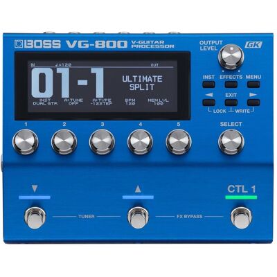 Boss VG-800 (Bass, Gitarre), Effektpedal, Blau Boss VG-800 (Bass, Gitarre), Effektpedal, Blau