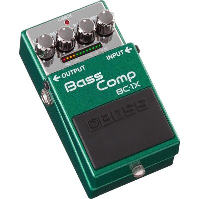 Boss (Electronics) BC-1X Bass Comp (Bass), Effektpedal, Grün Boss (Electronics) BC-1X Bass Comp (Bass), Effektpedal, Grün