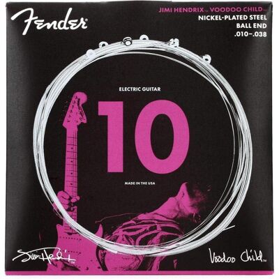 Fender Hendrix V. Child Ball 010/038 NPS (6x, E-Gitarre, 0.04"), Saiten Fender Hendrix V. Child Ball 010/038 NPS (6x, E-Gitarre, 0.04"), Saiten