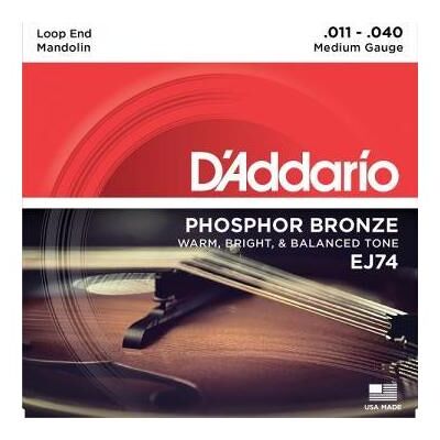 D'Addario EJ74 (8x, Mandolin, 0.04"), Saiten D'Addario EJ74 (8x, Mandolin, 0.04"), Saiten