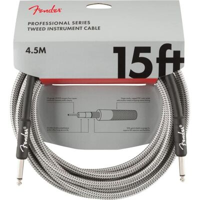 Fender Kabel Professional 4,5m wh. tweed (4.50 m), Audiokabel Fender Kabel Professional 4,5m wh. tweed (4.50 m), Audiokabel