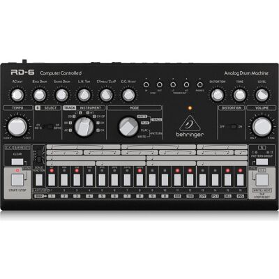 Behringer RD-6-BK Maszyna perkusyjna - czarny, Synthesizer, Schwarz Behringer RD-6-BK Maszyna perkusyjna - czarny, Synthesizer, Schwarz