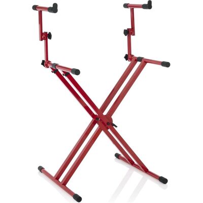 Gator GFW-KEY-5100XRED (Keyboard), Instrumentenständer + Halter, Rot Gator GFW-KEY-5100XRED (Keyboard), Instrumentenständer + Halter, Rot