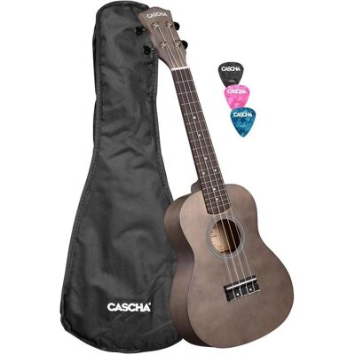 Cascha CUC100 Konzertukulele – Lindenholz – Schwarz, Ukulele, Schwarz Cascha CUC100 Konzertukulele – Lindenholz – Schwarz, Ukulele, Schwarz