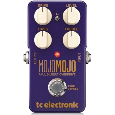 TC Electronic MojoMojo Overdrive Paul Gilbert Edition - Gitarreneffekt (Gitarre), Effektpedal, Blau TC Electronic MojoMojo Overdrive Paul Gilbert Edition - Gitarreneffekt (Gitarre), Effektpedal, Blau